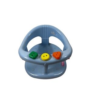 Keter Baby Bath Seat Blue Suction Cup Safety Activity Toys Kids